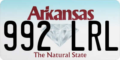 AR license plate 992LRL