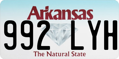 AR license plate 992LYH
