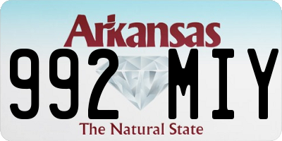 AR license plate 992MIY