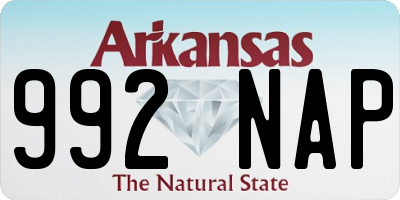 AR license plate 992NAP