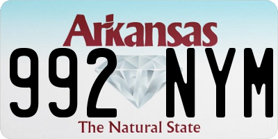 AR license plate 992NYM