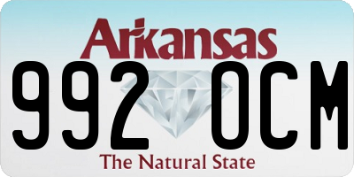 AR license plate 992OCM