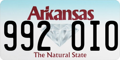 AR license plate 992OIO