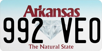AR license plate 992VEO