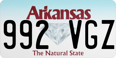 AR license plate 992VGZ