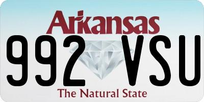 AR license plate 992VSU