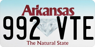 AR license plate 992VTE