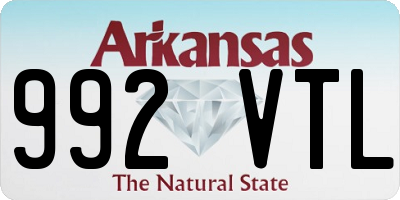 AR license plate 992VTL