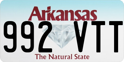 AR license plate 992VTT