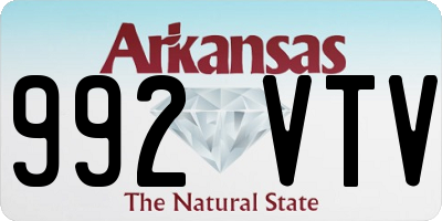 AR license plate 992VTV