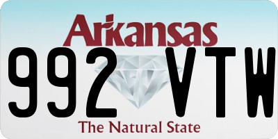 AR license plate 992VTW