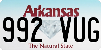 AR license plate 992VUG