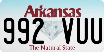 AR license plate 992VUU