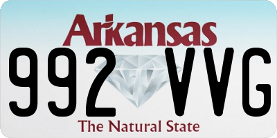 AR license plate 992VVG