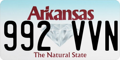 AR license plate 992VVN