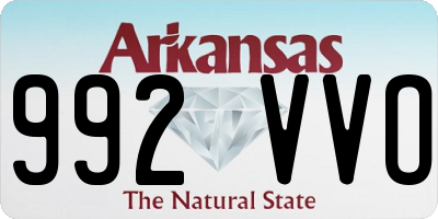 AR license plate 992VVO