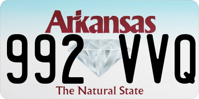 AR license plate 992VVQ