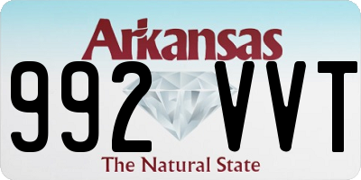AR license plate 992VVT