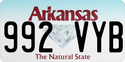 AR license plate 992VYB