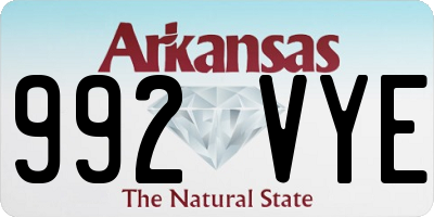 AR license plate 992VYE