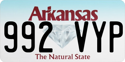 AR license plate 992VYP