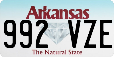AR license plate 992VZE