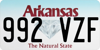 AR license plate 992VZF