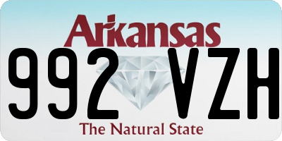 AR license plate 992VZH