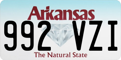 AR license plate 992VZI