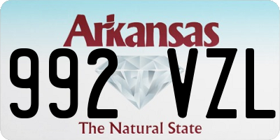 AR license plate 992VZL