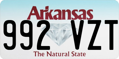 AR license plate 992VZT