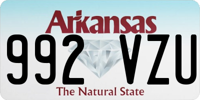 AR license plate 992VZU
