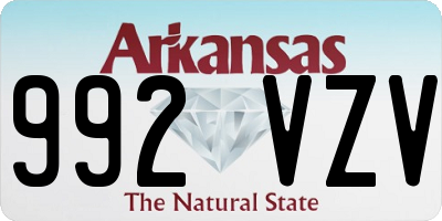 AR license plate 992VZV