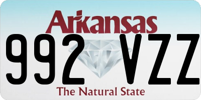 AR license plate 992VZZ
