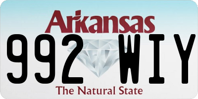 AR license plate 992WIY