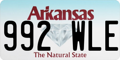 AR license plate 992WLE