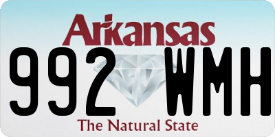 AR license plate 992WMH