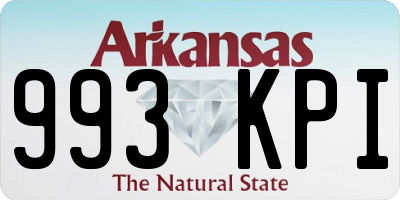 AR license plate 993KPI