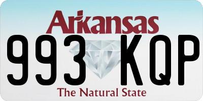 AR license plate 993KQP