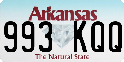 AR license plate 993KQQ