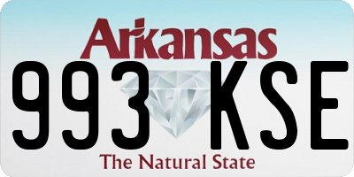 AR license plate 993KSE