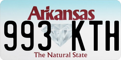 AR license plate 993KTH