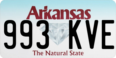 AR license plate 993KVE