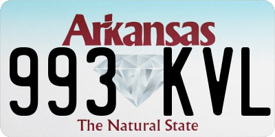 AR license plate 993KVL
