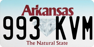 AR license plate 993KVM