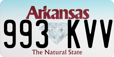 AR license plate 993KVV