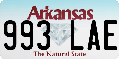 AR license plate 993LAE