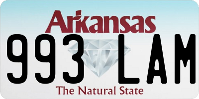 AR license plate 993LAM