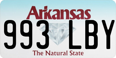 AR license plate 993LBY
