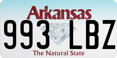 AR license plate 993LBZ